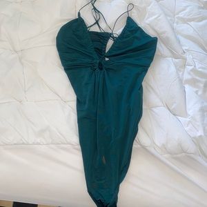 Free people green bodysuit